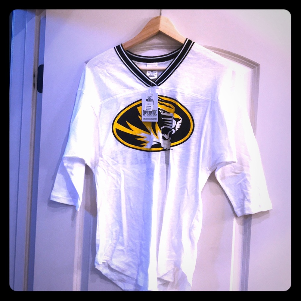 Victoria’s Secret Pink MU Mizzou 3/4 t-shirt